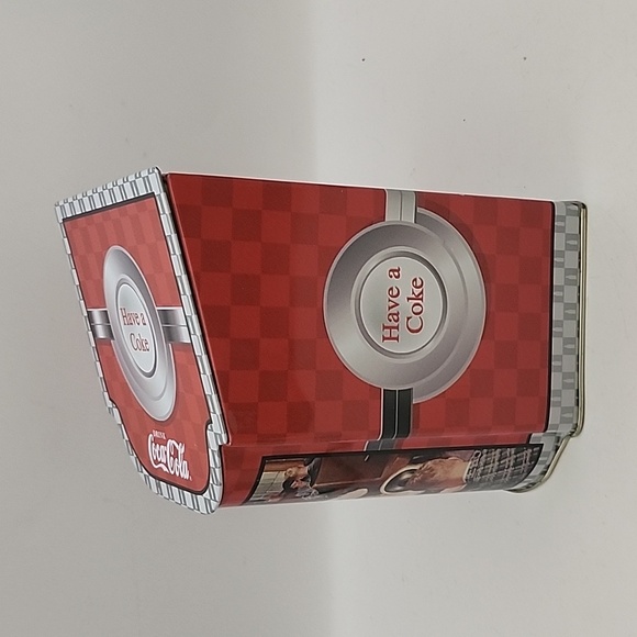 2003 Coca Cola Slanted Lid Tin - Picture 2 of 9